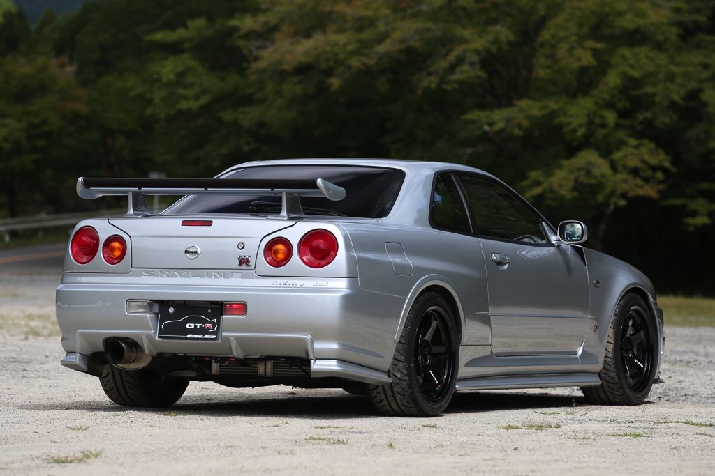 R34 スカイライン GT-R ウイングフラップ nismo ニスモ リアスポイラーフラップ ドライカーボン 98100-RSR45 BNR34 GTR Z-TUNE Nur V-SPEC